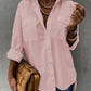 Women’s Casual Long Sleeve Shirt with Pocket