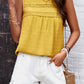 Swiss Dot Round Neck Tank