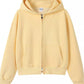 Full Size Casual Zip-Up Long Sleeve Hoodie Plus Size