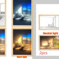 Illuminated Picture LED Decorative Light Painting Bedside Picture Style Creative Modern Simulate Sunshine Drawing Night Light Gift