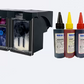 High-Capacity Ink-Addable Color Printer