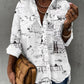 Women’s Casual Long Sleeve Shirt with Pocket
