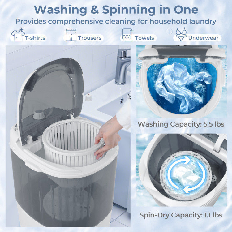 Semi-Automatic Mini Washer