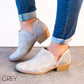 Women's Pointed Toe Short Boots with Thick Heels
