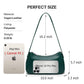 Small Shoulder Bag for Women Cute Mini Purse Trendy Vegan Leather Y2k Crescent Handbag