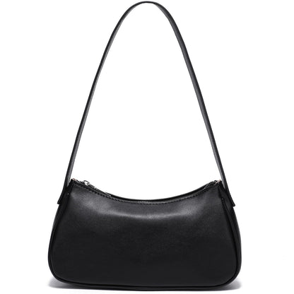 Small Shoulder Bag for Women Cute Mini Purse Trendy Vegan Leather Y2k Crescent Handbag