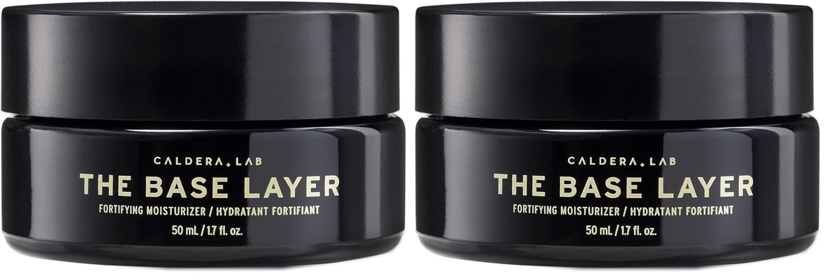 Caldera + Lab The Base Layer | Men's Organic Face Cream Moisturizer for Dry, Sensitive, & Normal Skin – Vegan, Natural & Antioxidant Packed Facial Skincare