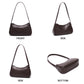 Small Shoulder Bag for Women Cute Mini Purse Trendy Vegan Leather Y2k Crescent Handbag