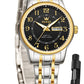 OLEVS Watch Women Two Tone Watches for Women with Date Dress Womens Watches for Small Wrists Luxury Easy Read Womens Watch Waterproof Blue/Black/Gold/Silver Dial Reloj para Mujer
