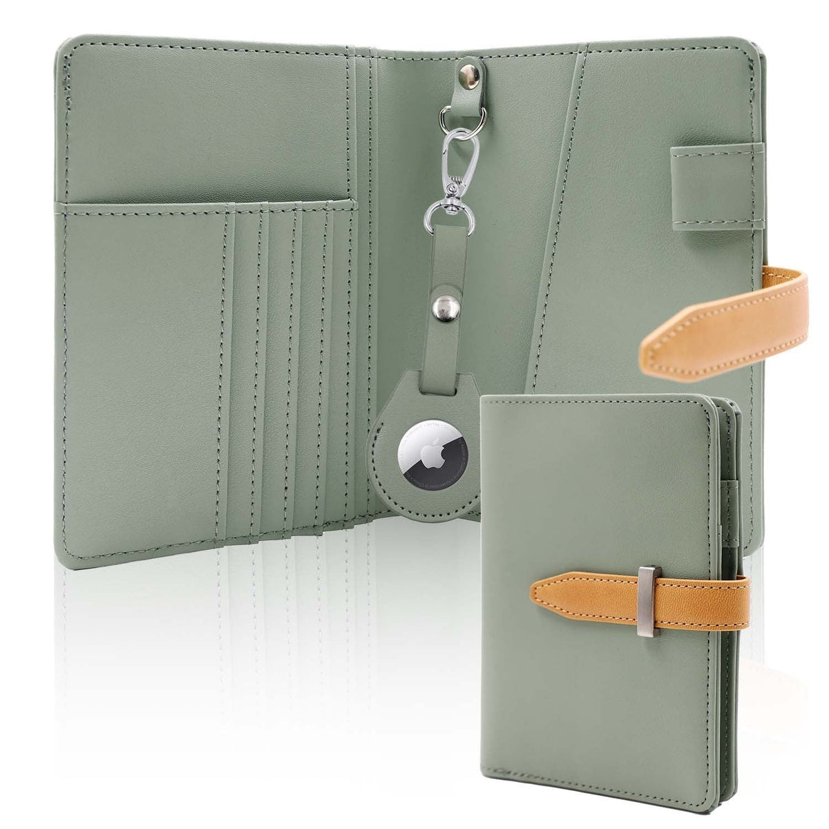 Travel Abroad Certificate Card Holder Ticket Clip