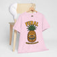 Feral Evil Pineapple Shirt – Aggressive Fruit Trashcore Tee – Gildan 5000 Unisex