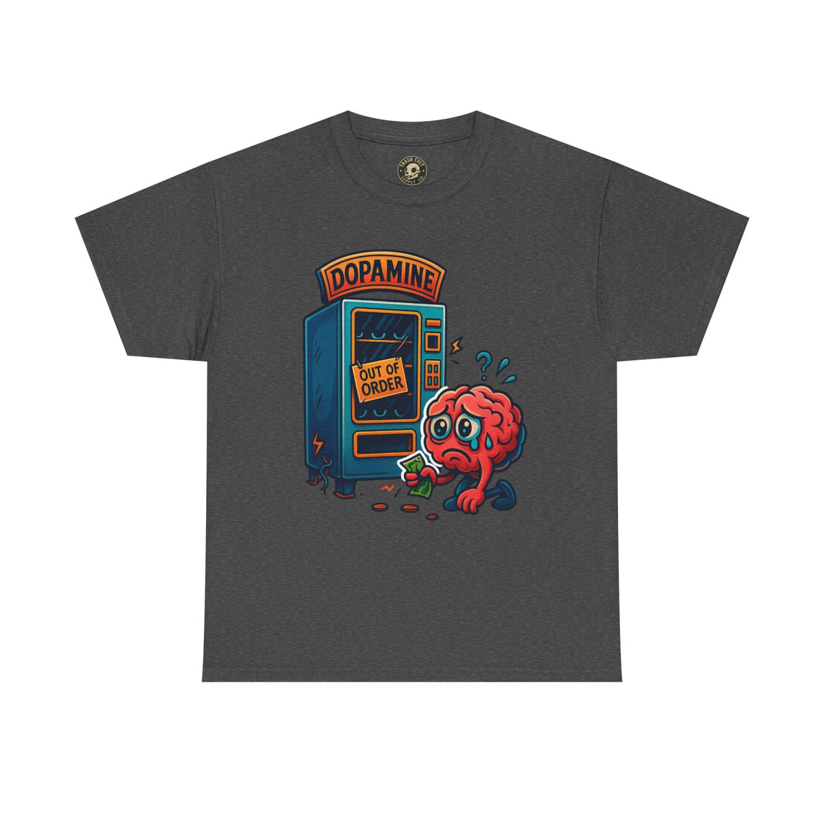 Dopamine Out of Order T-Shirt – Funny Quirky Mental Health Tee | Unisex Cotton Graphic Shirt