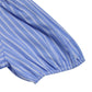 Women’s Striped Tie-Front Puff Sleeve Mini Dress