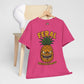 Feral Evil Pineapple Shirt – Aggressive Fruit Trashcore Tee – Gildan 5000 Unisex