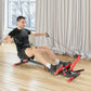 4-in-1 Folding Rowing Machine with Control Panel for Home Gym