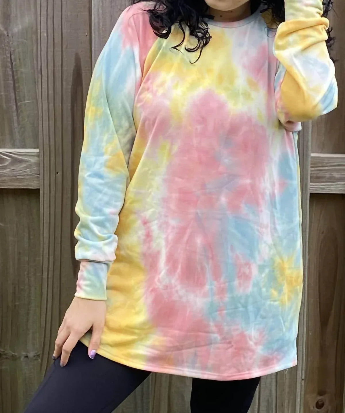 Tie Dye Raglan Tunic