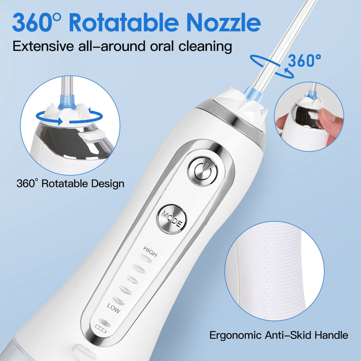 Portable Water Dental Flosser