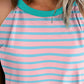 Striped Round Neck Tank
