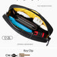 2L Sling Bag for Men & Women - Anti-Theft RFID Blocking Fanny Pack with Lockable Zippers, Water Resistant Lightweight Crossbody Bag for Travel Hiking Running Gym Walking Daily Use(Black)