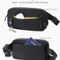 2L Sling Bag for Men & Women - Anti-Theft RFID Blocking Fanny Pack with Lockable Zippers, Water Resistant Lightweight Crossbody Bag for Travel Hiking Running Gym Walking Daily Use(Black)