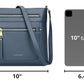 Over Earth Crossbody Bags for Women Leather Purses for Ladies with Multiple Pockets