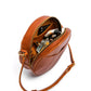 Portland Leather Goods Circle Crossbody Bag for Women – Handmade from the Finest Full-Grain Hides