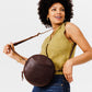Portland Leather Goods Circle Crossbody Bag for Women – Handmade from the Finest Full-Grain Hides