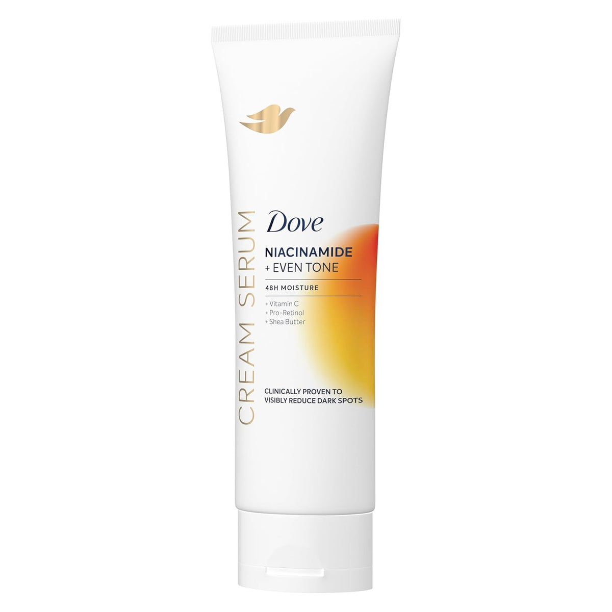 Dove Body Cream Serum Niacinamide + Even Tone for Dark Spots and Uneven Tone with Vitamin C, Pro-Retinol and Shea Butter Lotion, 8 oz