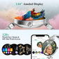 Smart Watches for Women, Answer/Make Call, 1.04'' AMOLED, 24H Sleep Tracker, Fitness Tracker with Heart Rate/Blood Pressure/SpO2/Stress Monitor, 100+ Sport Modes Waterproof Smartwatch for IOS Android