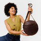 Portland Leather Goods Circle Crossbody Bag for Women – Handmade from the Finest Full-Grain Hides