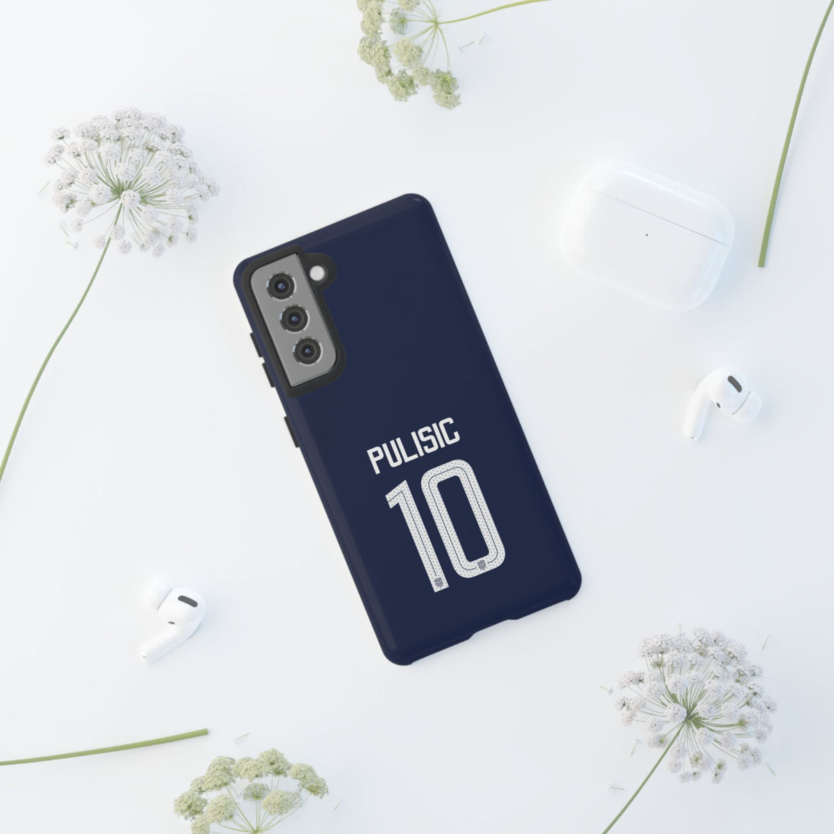 Christian Pulisic Precision Armor – Dual-Layer Durability & Sleek Fit | Compatible with iPhone 8 to 16 Pro Max & Samsung Galaxy S10 to S25 Ultra
