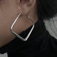 The Everyday Statement Hoop Square - Gold or Silver