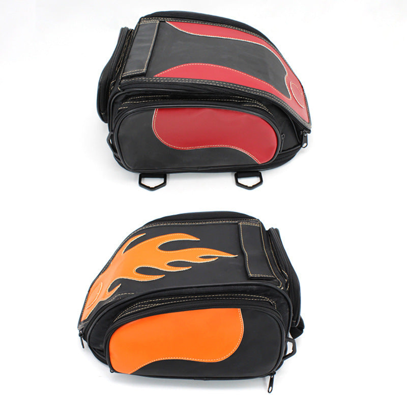 Retro Motorcycle Tail Bag Helmet Storage Waterproof