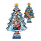 Christmas Tree Santa with Kids Handcrafted Christmas Figurine - G. DeBrekht - Christmas Santa Snowman Decor - 588032M