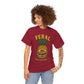 Feral Evil Pineapple Shirt – Aggressive Fruit Trashcore Tee – Gildan 5000 Unisex