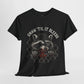 Gnaw ’Til It Bleeds Raccoon Tee – Feral Trash Cult Shirt, Metalcore Punk Animal Graphic, Gildan 5000 Unisex Black T-Shirt