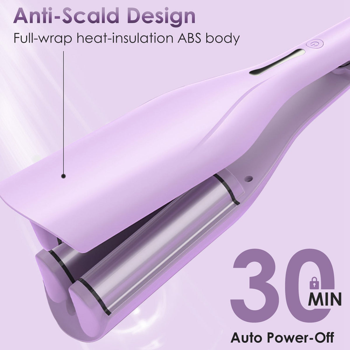 Deep Curling Wand with 5 Temps