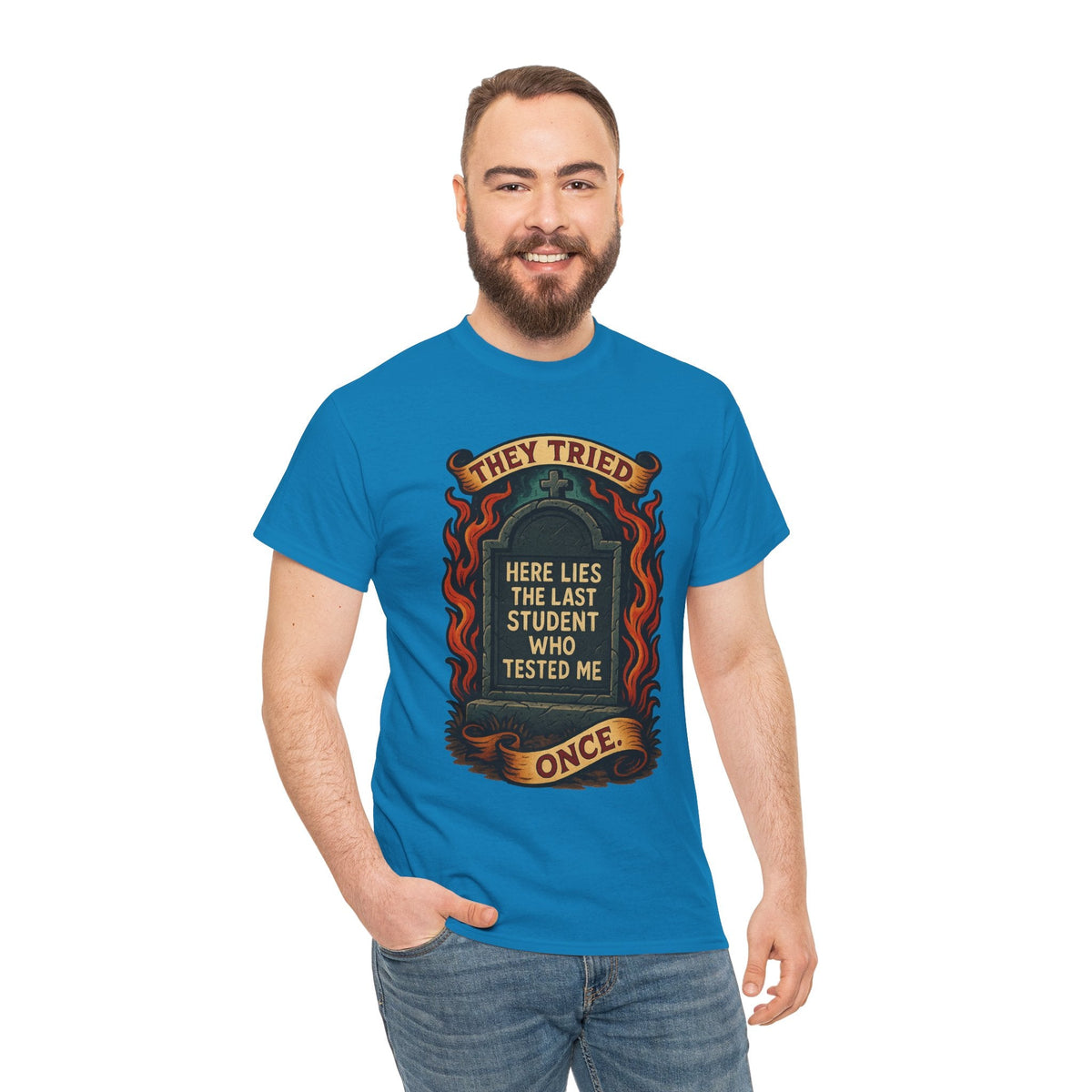 Funny Student Tribute Tee, Unisex Graphic Shirt, Back to School Apparel, Graduation Gift, Teacher Humor Clothing