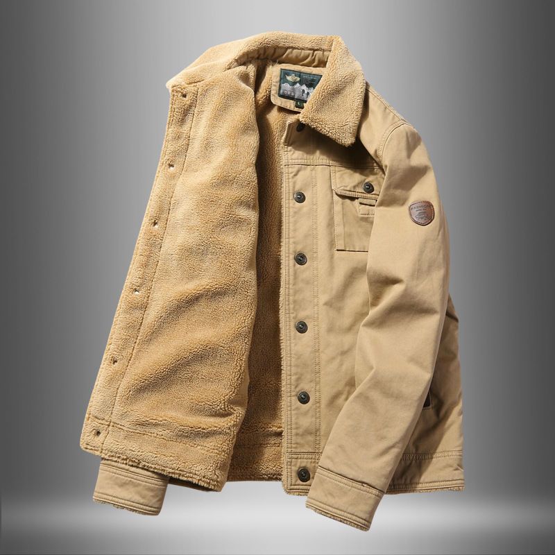 Men's Thick Fleece Short Cotton Jacket