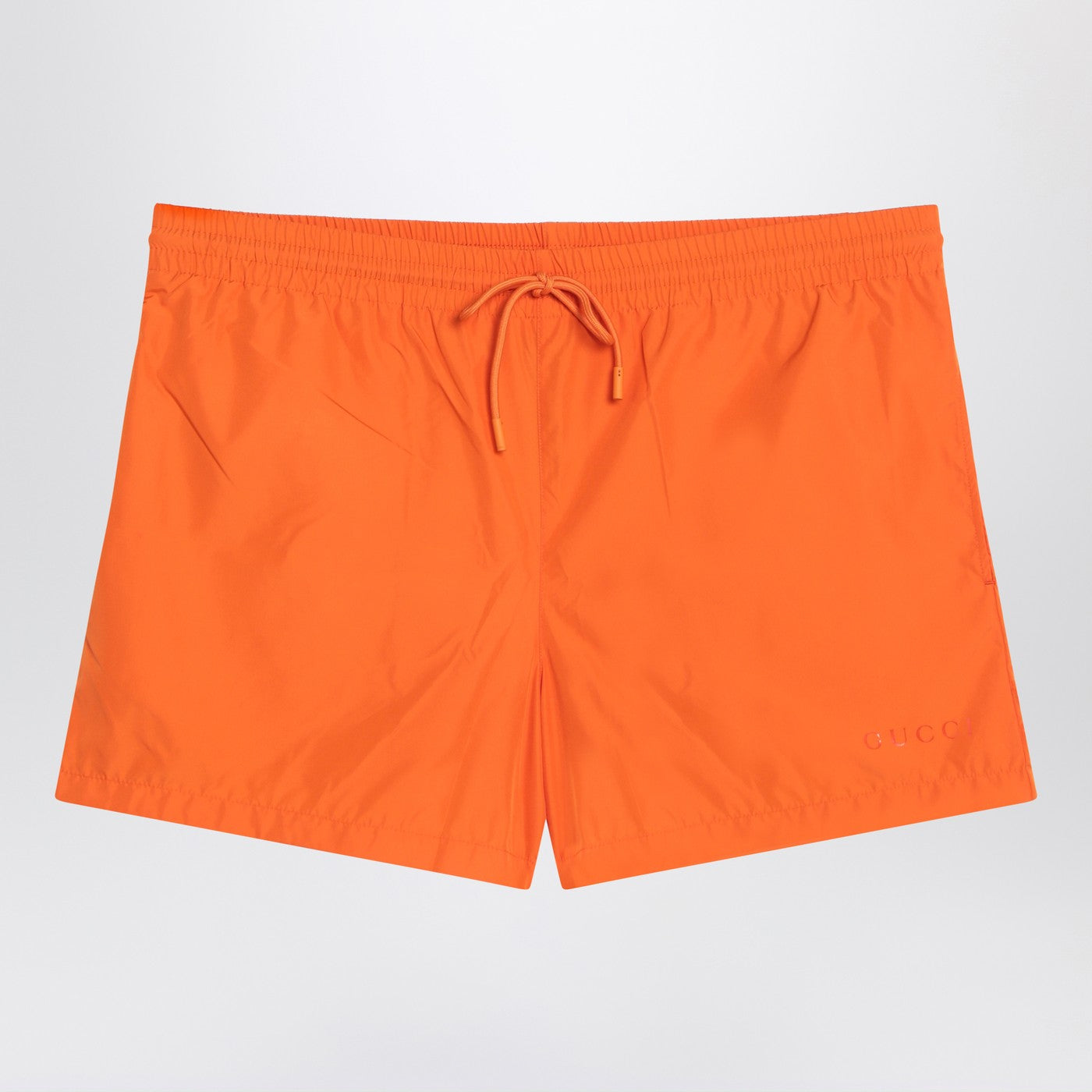 Gucci Orange Swimsuit With Logo Men