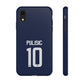Christian Pulisic Precision Armor – Dual-Layer Durability & Sleek Fit | Compatible with iPhone 8 to 16 Pro Max & Samsung Galaxy S10 to S25 Ultra