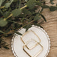 The Everyday Statement Hoop Square - Gold or Silver
