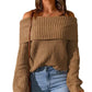 Off-the-Shoulder Sweater