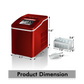 26lb Ice Maker with Scoop