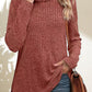 Turtleneck High Low Top