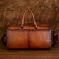 Top Layer Leather Bag Handmade Retro Large Capacity