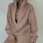 Fleece Sweater Casual Set