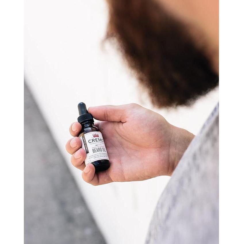 Cremo Tea Tree Mint Revitalizing Beard Oil Moisturizing & amp - Softening - 1 Oz