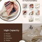Anti Pickpocket Bag - Ivory RFID Crossbody Bag for Travel, Adjustable Strap Multiple Compartments Anti Theft Crossbody Bags for Women Travel Size Essentials Crossbody Bags for Women Large Size
