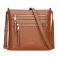 Over Earth Crossbody Bags for Women Leather Purses for Ladies with Multiple Pockets